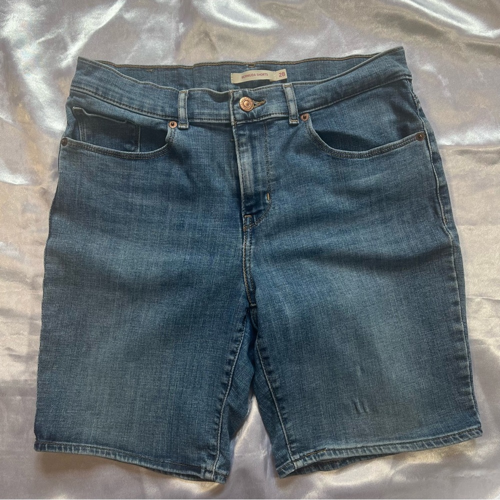 Levi"s Denim Bermuda Shorts